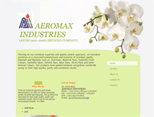 Tablet Screenshot of aeromaxind.com